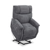 Claire 34\" Chenille Fabric Power Lift Reclining Chair - Granite Grey
