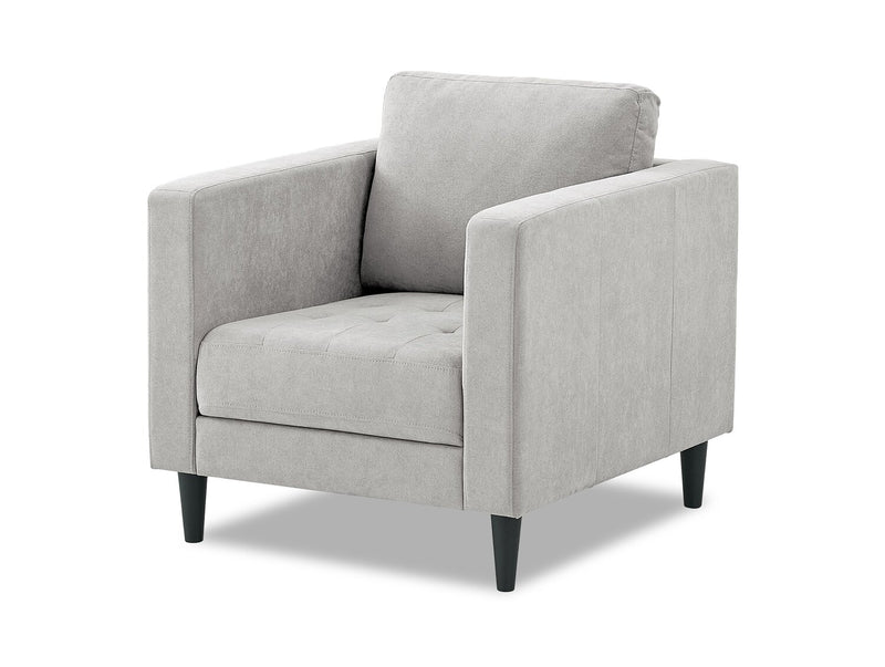 Metro 32\" Fabric Chair with Tufted Seat Cushion and Reversible Back Cushion - Neutral