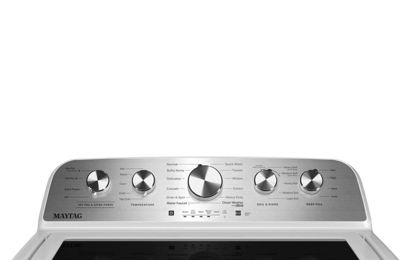 Maytag 5.5 Cu Ft. Top Load Impeller Washer with Pet Pro Option - White - MTW5600RW\t