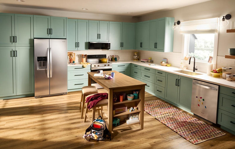 Whirlpool 36\" 21 Cu. Ft. Side-by-Side Refrigerator - Fingerprint-Resistant Stainless - WRSC6536RZ