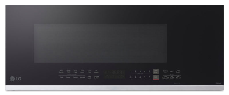 LG 1.3 Cu. Ft. Smart Low-Profile Over-the-Range Microwave Oven with Sensor Cook - MVEF1337F