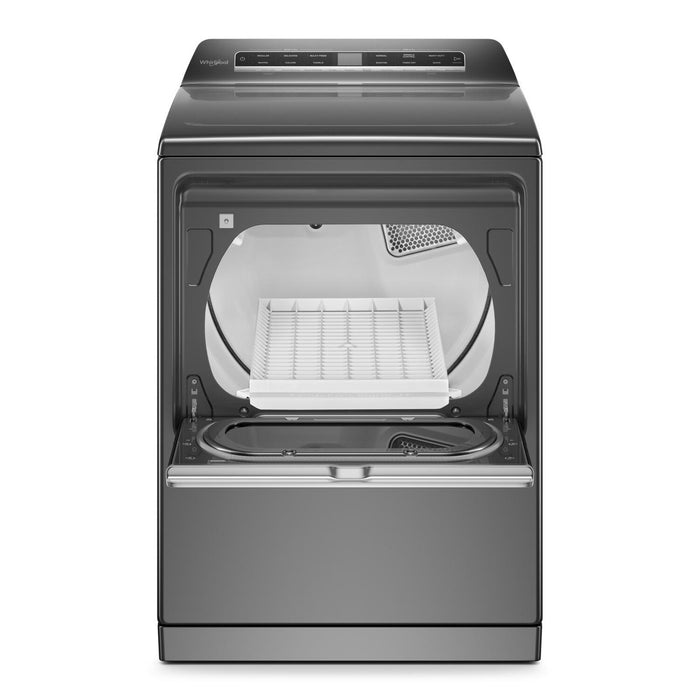 Whirlpool 7.4 Cu. Ft. Smart Gas Dryer with Steam - Chrome Shadow - WGD8127LC