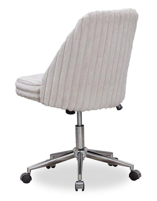 Sealy® Mink 26\" Adjustable Office Chair - Cream