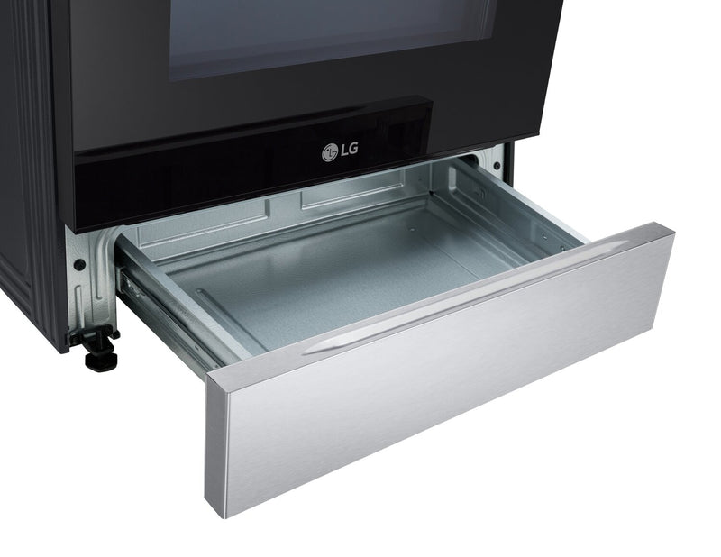 LG 30\" 6.3 Cu. Ft. Smart Induction Range with Convection and Air Fry - Stainless Steel - LSIL6332FE