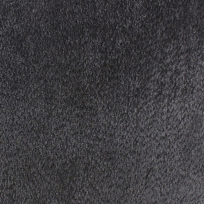 Moon 91\" Fabric Curved Sofa with Accent Pillows - Wooly Raven Black