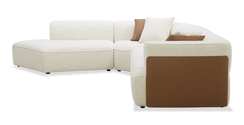 Tribeca 4-Piece Left-Facing Sectional - Pearl