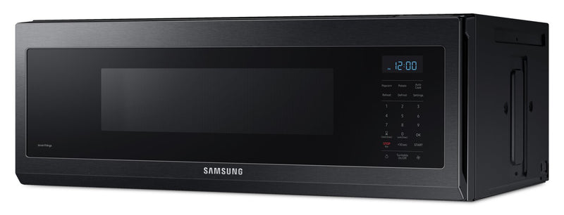 Samsung 1.1 Cu. Ft. Over-the-Range Microwave with 400 CFM - Matte Black Stainless Steel - ME11F7510MT/AC