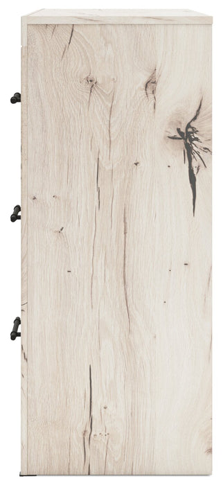 Derekson Bedroom 6-Drawer Dresser, 58.7\"W x 36.5\"H - Rustic White