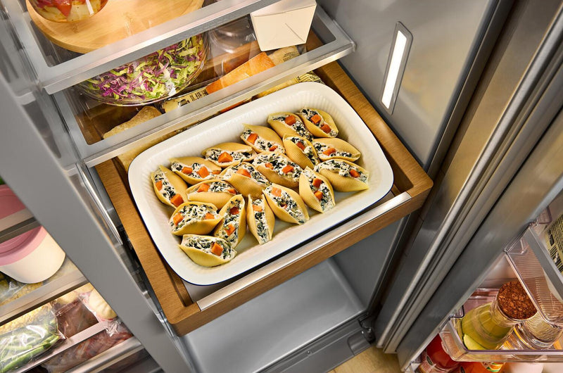 KitchenAid 36\" 21 Cu. Ft. Counter-Depth Refrigerator – Fingerprint Resistant Stainless Steel - KRSC536RPS