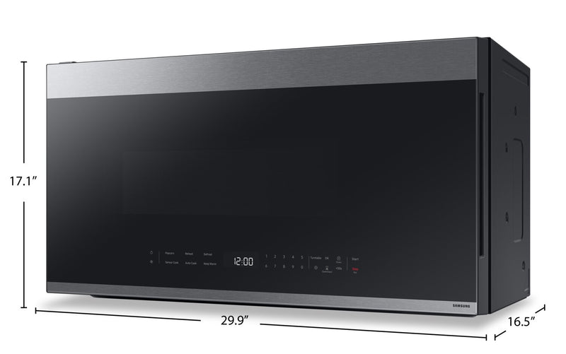 Samsung 2.1 Cu. Ft. Over-the-Range Microwave with 400 CFM and Glass Touch Control - Stainless Steel - ME21DG6500SRAC