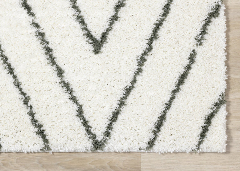 Pascal Multi-Colour Shag Area Rug - 5'3\" x 7'7\"