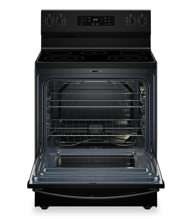 Whirlpool 30\" 5.3 Cu. Ft. Electric Range with 5 Elements - Black - YWFES3330RB