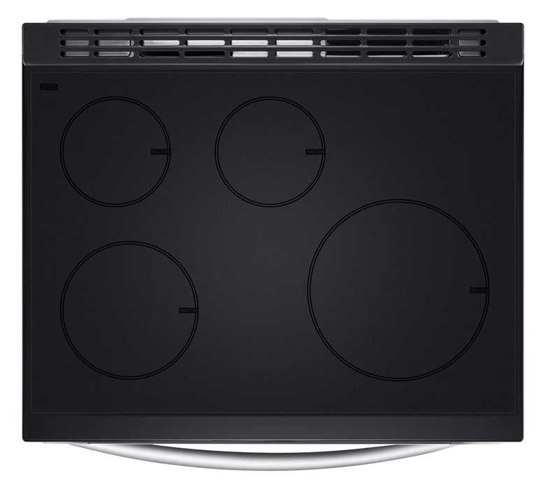 LG 30\" 6.3 Cu. Ft. Smart Induction Range with Convection and Air Fry - Stainless Steel - LSIL6332FE