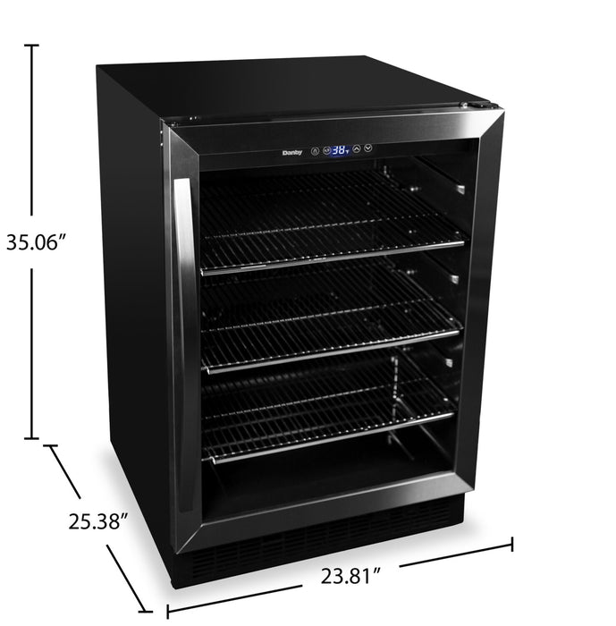 Danby 5.7 Cu. Ft. 154-Can Beverage Centre - Stainless Steel - DBC057A1BSS