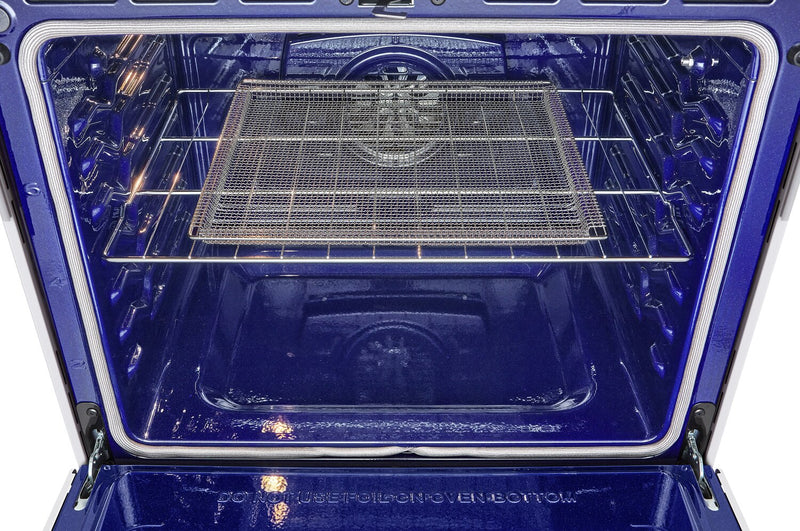 LG Studio 6.3 Cu. Ft. InstaView® Induction Range with Air Fry and Air Sous Vide - Essence White - LSIS6338NE