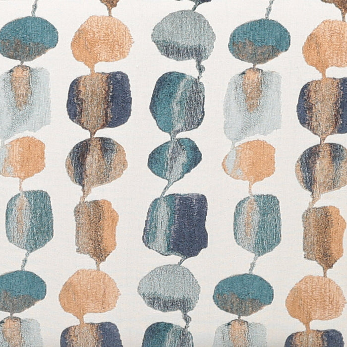 Raven 28.5\" Chenille Fabric Pushback Reclining Accent Chair - Teal Multicolour