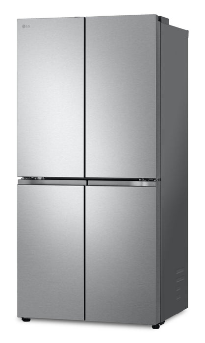 LG 33\" 18.6 Cu. Ft. French 4-Door Counter-Depth Refrigerator - Stainless Steel - LF19C8200S