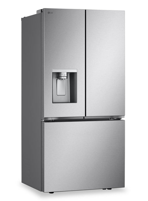 LG 33\" 20 Cu. Ft. French-Door Counter-Depth MAX™ Refrigerator - Smudge Proof Stainless Steel - LF20C6330S