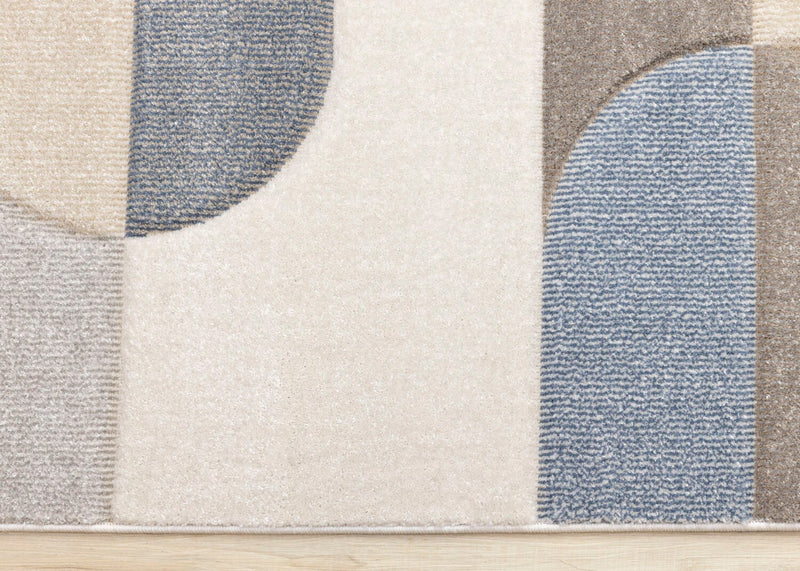 Farrah Blue Grey Area Rug - 5'3\" x 7'7\"