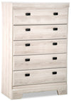 Yorkdale Bedroom Chest of Drawers, 5-Drawer, 31.1\"W x 47.4\"H, Made in Canada - White