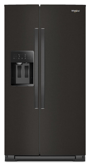 Whirlpool 36\" 21 Cu. Ft. Side-by-Side Refrigerator - Black Stainless - WRSC5536RV