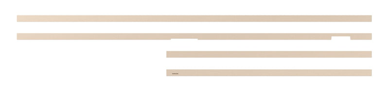 Samsung Customizable Bezel for 65\" The Frame Pro TV - Beveled Sand Gold
