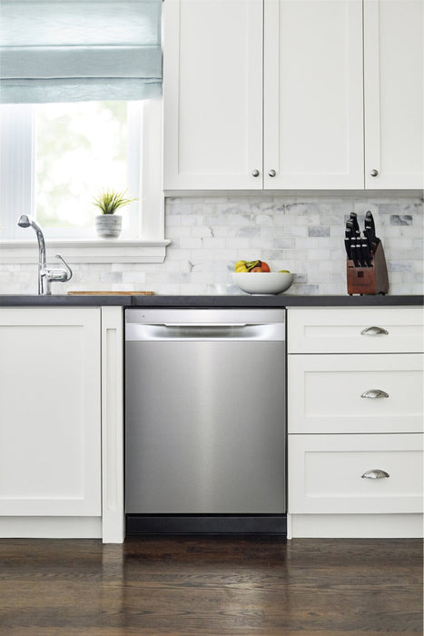 Frigidaire 24\" 49 dBA Top-Control Dishwasher with DishSense® Technology - Stainless Steel - FDHP4336AS