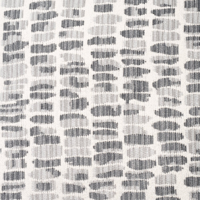 Made in Canada Morgan 2-Piece Left-Facing Chenille Fabric Sectional with Accent Pillows - Grey