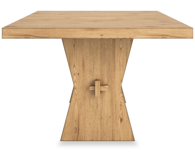 Shaw Dining Table, Trestle Base, 78\"W - Natural
