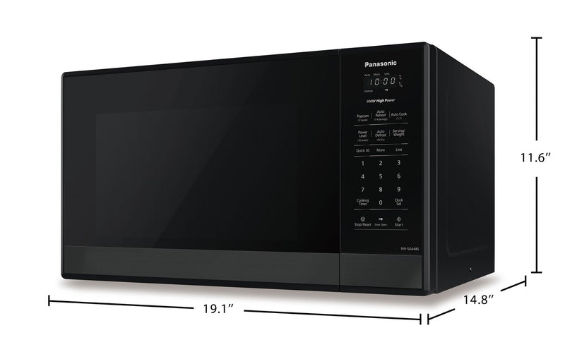 Panasonic 0.9 Cu. Ft. Compact Microwave Oven - NNSG448SC