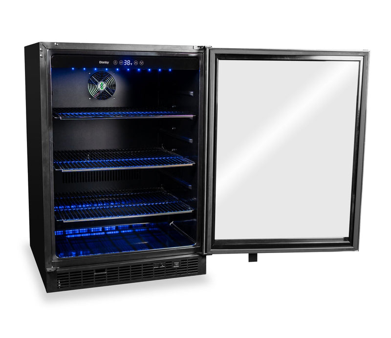 Danby 5.7 Cu. Ft. 154-Can Beverage Centre - Stainless Steel - DBC057A1BSS