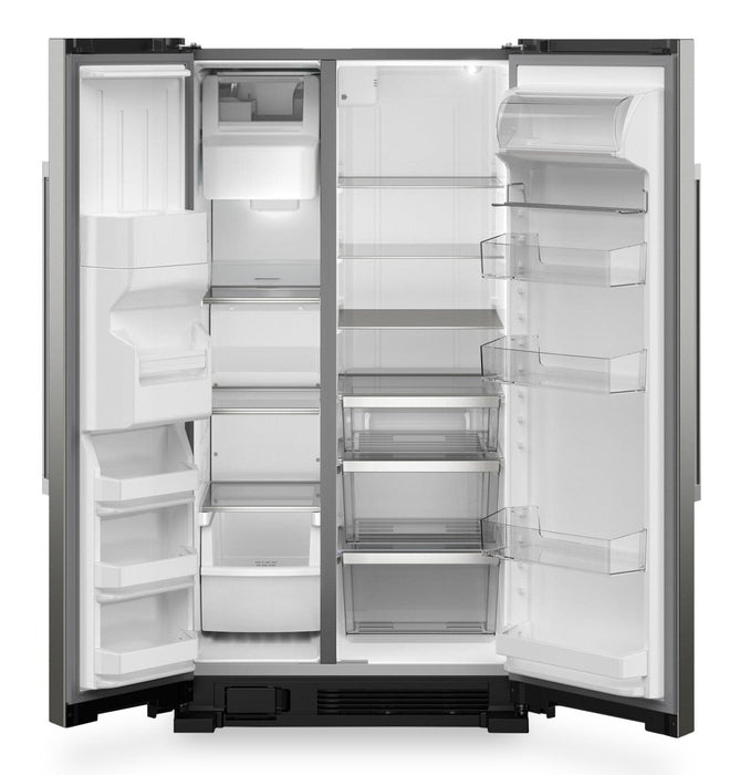 Maytag 36\" 25 Cu. Ft. Side-by-Side Refrigerator - Stainless Steel - MRSF4036PZ