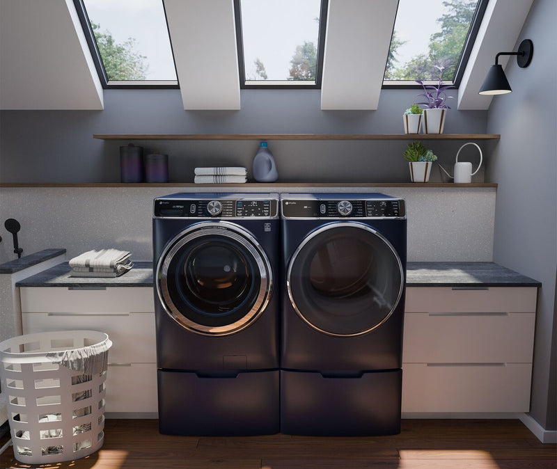 Profile 6.1 Cu. Ft. Front-Load Washer and 7.8 Cu. Ft. Electric Dryer with Steam and Built-In Wi-Fi