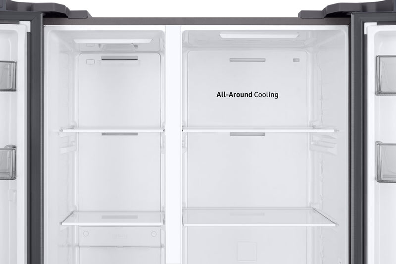 Samsung 36\" 20.5 Cu. Ft. Counter-Depth Side by Side Refrigerator with SpaceMax Technology - RS20DG4000M9AA