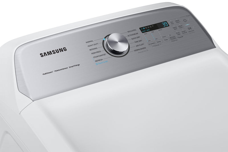 Samsung 7.4 Cu. Ft. Electric Dryer with Steam - White - DVE52DG5505WAC