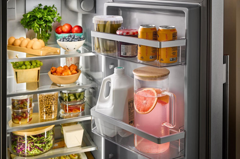 KitchenAid 36\" 21 Cu. Ft. Counter-Depth Refrigerator – Fingerprint Resistant Stainless Steel - KRSC536RPS