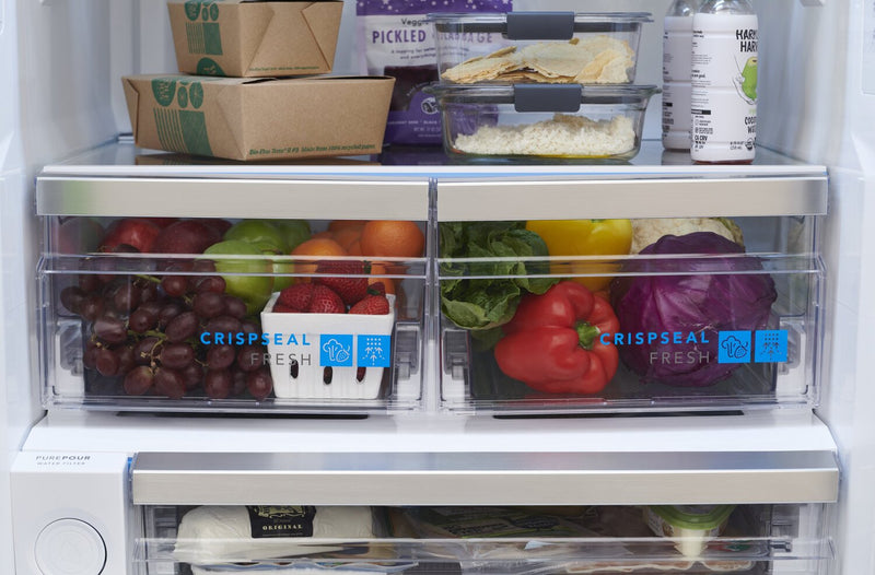 Frigidaire Gallery 30\" 20 Cu. Ft. Standard-Depth French-Door Refrigerator - Smudge-Proof® Stainless Steel - GRFN2023AF