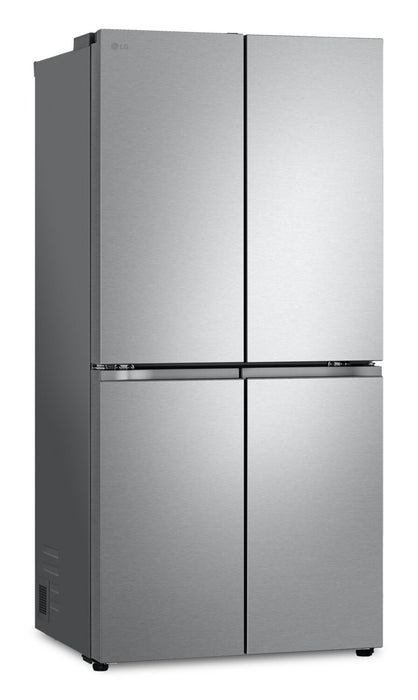 LG 33\" 18.6 Cu. Ft. French 4-Door Counter-Depth Refrigerator - Stainless Steel - LF19C8200S