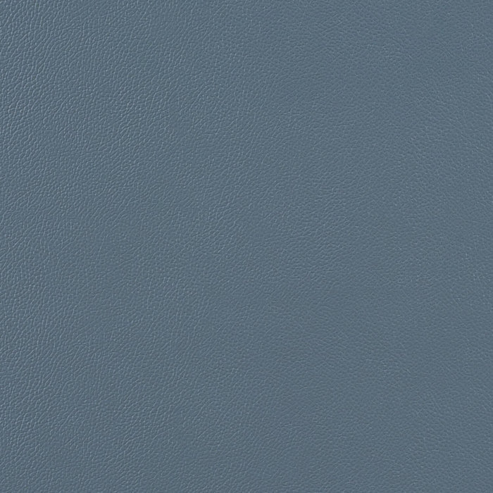 Enzo 26\" Genuine Leather Accent Chair with Biscuit Tufting, Track Arms and Wood Legs - Blue