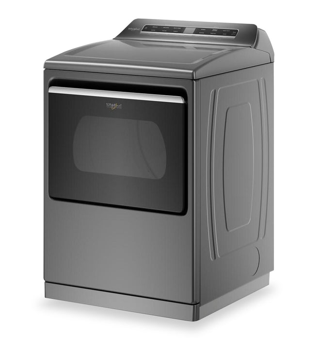 Whirlpool 7.4 Cu. Ft. Smart Gas Dryer with Steam - Chrome Shadow - WGD8127LC