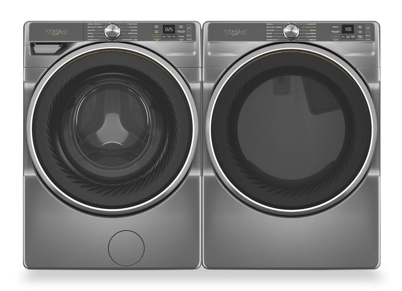 Whirlpool 5.8 Cu. Ft. Front-Load Washer with FreshFlow™ Vent System and 7.4 Cu. Ft. Electric Dryer