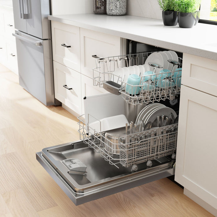 Bosch 300 Series 24\" 48 dBA Smart Dishwasher with PrecisionWash® - Stainless Steel - SHE41CM5N