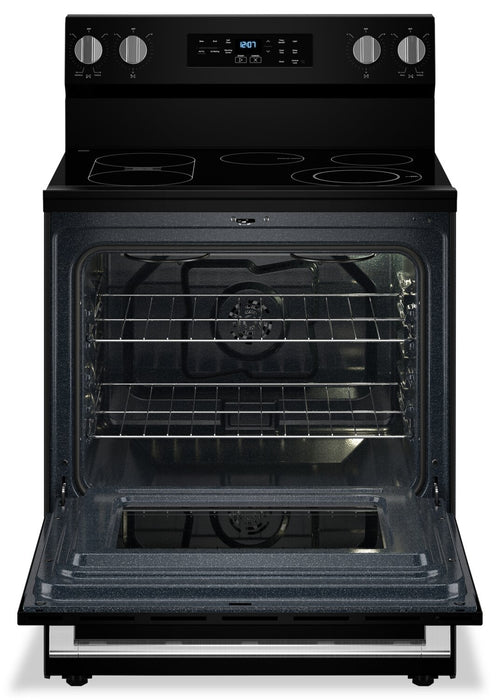 Maytag 30\" 5.3 Cu. Ft. Electric Range with No Preheat Air Fry - Black - YMFES6030RB