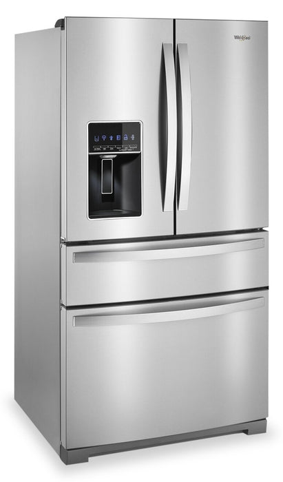 Whirlpool 36\" 26 Cu. Ft. French-Door Refrigerator - Fingerprint Resistant Stainless Steel - WRMF7736PZ