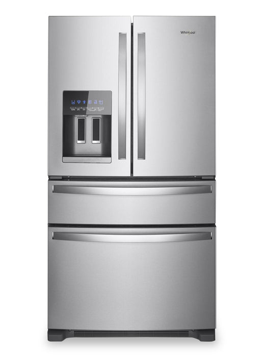 Whirlpool 36\" 24.5 Cu. Ft. French-Door Refrigerator - Stainless Steel - WRMF3636RZ