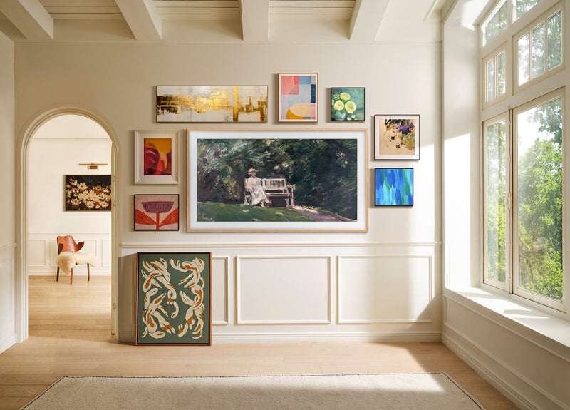 SAMSUNG 75\" LS03FW The Frame Neo QLED Vision AI 4K UHD Smart Tizen OS TV (QN75LS03FWFXZC) - 2025 Model