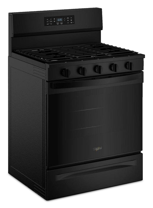 Whirlpool 5.0 Cu. Ft. Gas Range with Air Cooking – Black - WFGS5730SB