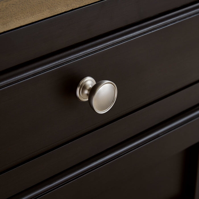 Wells 46\" Solid Wood Lift Top Coffee Table with Storage and Casters - Two Tone Brown