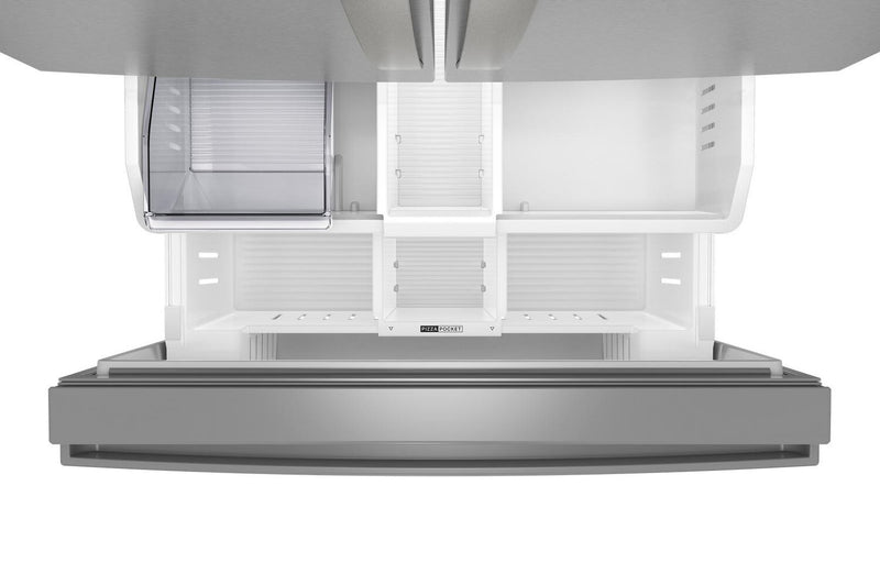 Whirlpool 36\" 30 Cu. Ft. French-Door Refrigerator with Dual Ice Makers - Stainless Steel - WRFF3736SZ