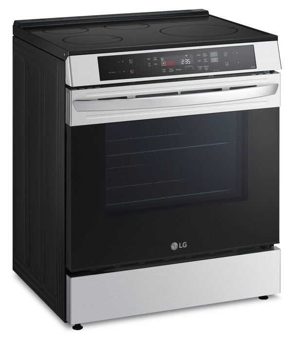 LG 30\" 6.3 Cu. Ft. Smart Induction Range with Convection and Air Fry - Stainless Steel - LSIL6332FE